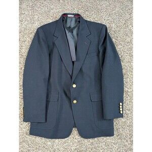 Vintage Foreman Clark Blazer Suit Jacket University Club Blue Sz 42R